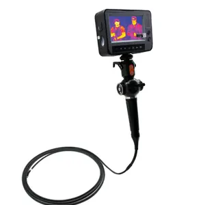 Endoscopio per ispezione Video a infrarossi con cavo videoscopio per obiettivo della fotocamera da 1.0m 6mm 4.5 pollici LCD Aritculation a 4 vie