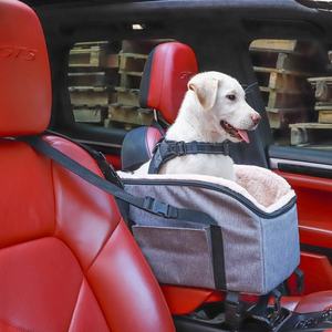 Asiento elevador de coche multifuncional para mascotas de Peppy Buddies, reposabrazos para perros pequeños, asiento elevador, consola central, cama para perros, Coche - Product Image 2
