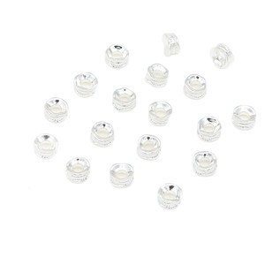 18k Gold Plated Copper Round Spacer <b>Beads</b> For Bracelet Making DIY Jewelry Accessories C21A - Product Image 5