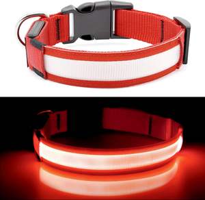 Collar y Correa Ajustables de Lujo para Perros, con Luces LED Recargables y Diseño Personalizado, Venta al Por Mayor - Product Image 6