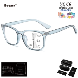 Lunettes de lecture multifocales progressives Boyarn pour femmes, lunettes de soleil anti-lumière bleue, lunettes de vue sur ordonnance, lunettes à dioptries PC - Product Image 3