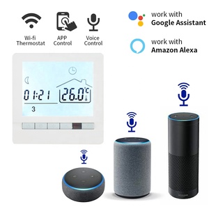 Termostato Intelligente WiFi RF per Riscaldamento a Pavimento, Hub ZigBee, Termostato Digitale Programmabile, Compatibile con Apple <span class=keywords><strong>HomeKit</strong></span>, per Caldaie a Gas e Acqua - Product Image 1