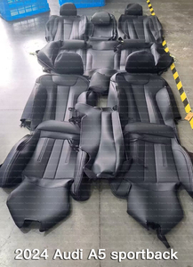 Fundas de Asiento Personalizadas para Automóviles Audi A3 A4 A5 A6 Q3 Q4 <span class=keywords><strong>A1</strong></span> Q5 Q6 Q7 TT S4 S5 RS3 SQ5 E-tron, Juego Completo de 5 Asientos en Cuero Nappa - Product Image 3