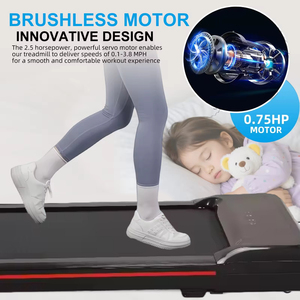 Профессиональная электрическая складная подушка для ходьбы, домашний тренажерный зал, Беговая Спортивная умная беговая дорожка для фитнеса - Product Image 4