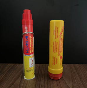 Vente en gros usine – Torche de signalisation SOS à flamme rouge de <span class=keywords><strong>60</strong></span> <span class=keywords><strong>secondes</strong></span>, fusée de signalisation HUASAI, feux d'artifice fumigènes pour le sauvetage maritime et les matchs de football - Product Image 6