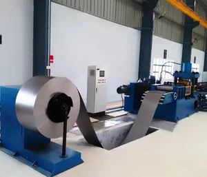 China Steel Panel Radiator Production Line For Cutting And Rewinding Into Narrow Strips Price