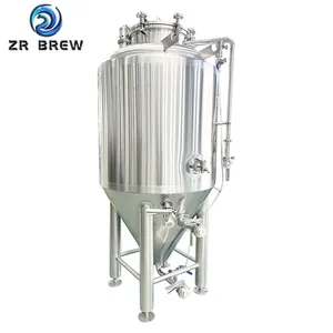 Stainless steel 304 Conical Fermentor 100L 150L Tank Fermenter with Chiller for home brewing Beer