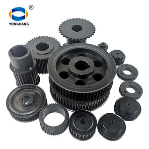 OEM Custom alluminio C45 acciaio inossidabile pulegge sincrona S3M S5M S8M GT2 GT3 GT5 cinghia di distribuzione puleggia MXL XL 3M 5M 8M taglie - Product Image 4