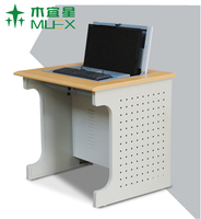 Table d'ordinateur pliable et rotative Hide-way avec surface en bois pour étudiants, idéale pour l'école, la maison, le bureau et les salles de formation