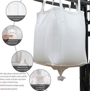 กระเป๋าจัมโบ้สำหรับเดินทางขนาดใหญ่แบบมีพวยก้น35.4L ระบายอากาศได้ดี2650lbs swl 35.4x43.3H โหลดได้1000กก. - Product Image 5