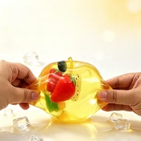 Creatief Vaseline Fruit Squeeze Fun Apple Stress-Relief Speelgoed Fruitvormig Stressverlichtend Speelgoed Cadeaus voor Volwassenen Kinderen Groothandel