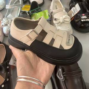 Zapatos Infantiles de Princesa con Lazo, Corte Bajo, Suaves y Transpirables, Antideslizantes, con Cierre de Velcro, para Primavera - Product Image 2