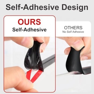 פס איטום גומי תעשייתי בצורת U מסוג EPDM לקצה רכב, נגד חיתוך, נגד התנגשות, לחיתוך זכוכית, יריעות ברזל, תעלות, פחיות - Product Image 5