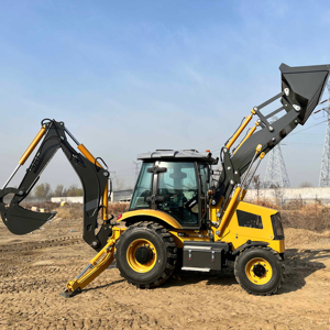 मुफ़्त शिपिंग यूरो5 ईपीए इंजन डीजल बेकहो लोडर 4x4 चीन छोटे मिनी रेट्रोएक्सकैवाडोरा लोडर बिक्री के लिए प्रयुक्त बेकहो लोडर - Product Image 6