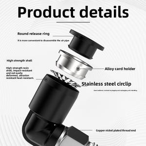 Mini manguera de aire neumática, conector rápido, codo de rosca <span class=keywords><strong>PL</strong></span>, inserto de rosca M3/M5/M6, tubo de 3/4/5/6mm - Product Image 3