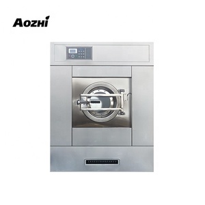 Laveuse-essoreuse électrique entièrement automatique 15 kg en acier inoxydable avec aspiration <span class=keywords><strong>d</strong></span>'<span class=keywords><strong>air</strong></span> avant et canal de ventilation élargi - Product Image 2