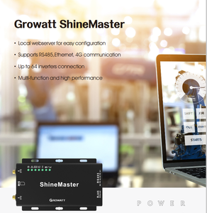 Inverter Growatt ShineMaster 64 Facile da Configurare Comunicazione RS485 4G Webserver Locale Supporta <span class=keywords><strong>Tester</strong></span> Sensori Rilevatori - Product Image 2