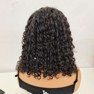 Pixie Curl ngắn Bob tóc giả mặc đi pre-cut ren Tóc Giả PIXIE bouncy lọn tóc xoăn <span class=keywords><strong>5</strong></span>*6 glueless tóc giả - Product Image 3
