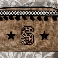 Patch brodé pour vêtements, logo imprimé léopard, lettres anglaises, accessoires de bricolage, autocollant en tissu