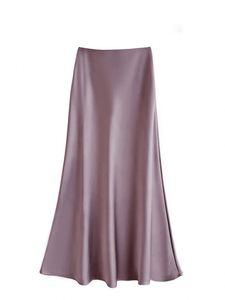 Light Luxury Satin Half <b>Skirt</b> for Women in Spring and Autumn, High Waisted and Hip Hugging <b>Skirt</b> - Product Image 5