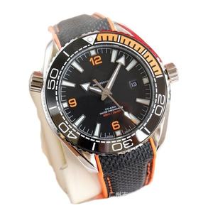 Reloj Haima 600 Euro Quarter para Hombre, Mecánico Automático, Bisel Cerámico Naranja, Acero Inoxidable, Manecillas Luminosas, Sumergible 100m - Product Image 5