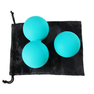 Hochwertige Tiefen gewebe Muskel entlastung Physiotherapie Silikon kautschuk Yoga Doppel Lacrosse Erdnuss Massage Ball - Product Image 1