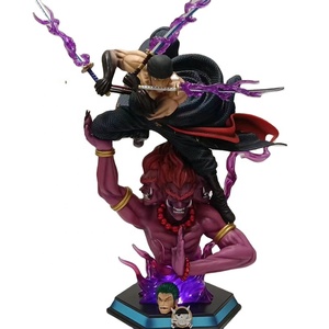 Purgatorio Asura tre coltello flusso doppia testa uno ha messo tremila mondi a doppia estremità luminescenza Luffy Anime figura Zoro - Product Image 1