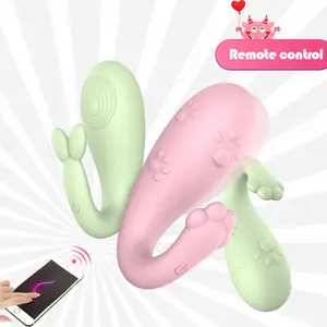 Hulamy Schattige Mini Roze Kogel Vibrator Voor Vrouwen App Controle Draagbare Liefde Ei Vibrator