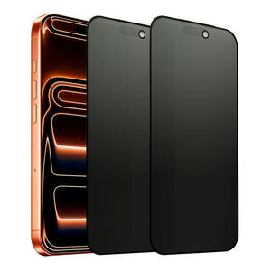 Protection d'écran en verre trempé anti-espion personnalisée pour iPhone 17 18 Pro Max, anti-regard indiscret, installation facile - Product Image 1