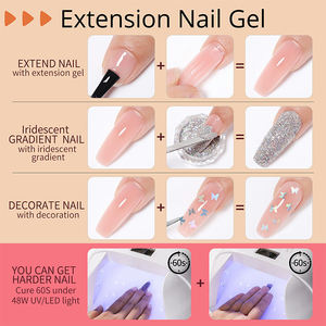 UR SUGAR 15ml Gel <span class=keywords><strong>de</strong></span> construction poly UV rose nude <span class=keywords><strong>à</strong></span> séchage rapide pour extension d'<span class=keywords><strong>ongles</strong></span>, vernis <span class=keywords><strong>à</strong></span> <span class=keywords><strong>ongles</strong></span>, logo personnalisé, acrylique, <span class=keywords><strong>à</strong></span> dissoudre, pour usage en salon - Product Image 6