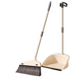Kunststoff-Besen-Set mit Kehrschaufel und Schaufel Haushalt Badezimmer Reinigungswerkzeug-Kombination Neuer Stil - Product Image 1