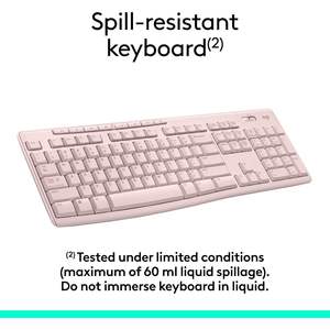 Combo de Teclado y Ratón Inalámbricos con Membrana Mk270 con Teclas de Función Multimedia de 2.4 Ghz para Uso en Windows Office - Product Image 4