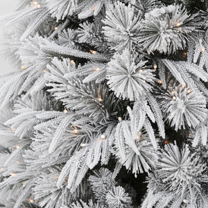 Sapin de Noël Artificiel Effet Neige Réaliste avec Aiguilles de Pin Givrées pour Décoration de Maison 2026 Plusieurs Tailles - Product Image 3