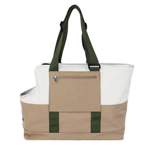 Bolsa de Transporte para Mascotas de Lona Personalizada, Transpirable, de Verano, Tipo Tote y Bandolera para Perros Pequeños y Gatos, Marca Privada OEM, Bolsa de Viaje - Product Image 6