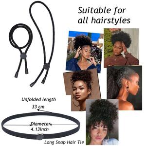 Elastici per Capelli Intrecciati di Alta Qualità dalla Fabbrica di Yiwu, Fascia Elastica Grande per Capelli - Product Image 2