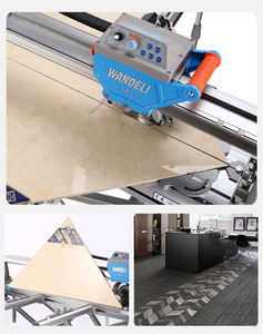 Machine de découpe de pierre Portable Wandeli QX-ZD-1200 Machine de découpe de carreaux de céramique électrique Machines de pierre automatiques Scie à table humide - Product Image 5