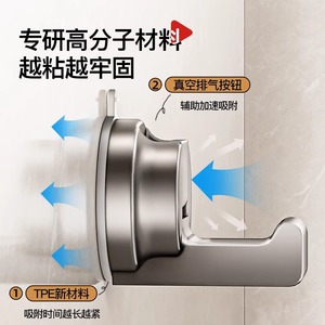 Jinxian Bathroom <b>Shoe</b> Rack Suction Mounted Durable Rectangular Wall Mounted Storage For Toilet With Drainage - Product Image 2