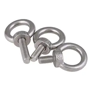 Customized High Quality Zinc Plated Wood Thread Open Closed Eye Self-Tapping Hook Screw Bolts