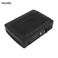 Subwoofer actif mince 6x9 pouces en alliage d'aluminium, haut-parleur de basses alimenté pour voiture, sous le siège, audio de voiture, OEM ODM, directement de l'usine