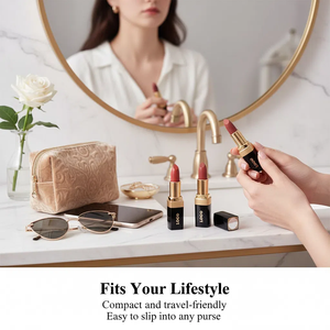 Chất lượng cao thuần chay tàn ác-miễn phí Vitamin E <span class=keywords><strong>Matte</strong></span> Nude Son môi không thấm nước lâu dài tùy chỉnh nhãn hiệu riêng khoáng chất thành phần - Product Image 4