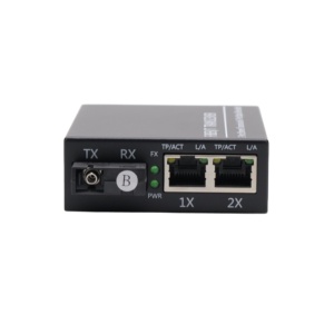 Convertidor de Medios de <span class=keywords><strong>Fibra</strong></span> Óptica Gigabit de 1000 Mbps, Ethernet de 3 KM, 2 Puertos RJ45, <span class=keywords><strong>Fibra</strong></span> SC, 1310 nm/1550 nm, Monomodo - Product Image 1