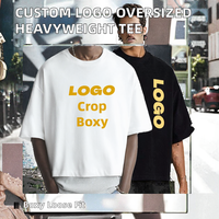 T-shirt personnalisé en tricot vierge, 230 grammes, coupe ample et oversize, grammage lourd, 100% coton respirant, pour hommes/femmes, idéal pour la gym