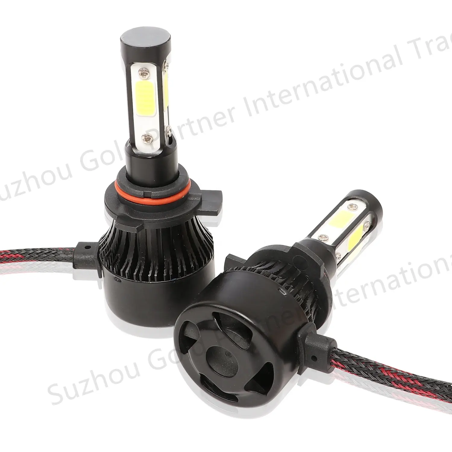 Auto lighting system X7 h7 h11 h4 led headlights bulb 9006 bus headlamp led lighting for vehicle cars led head lights 4 sides