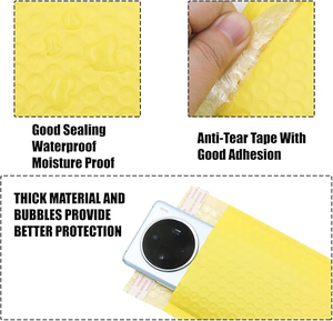 Sobres de Plástico con Burbujas para Envíos, con Logotipo Personalizado al por Mayor, Autosellables, para Envíos Urgentes - Product Image 4