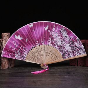 Éventails à main en bambou de haute qualité, style bois, avec pompon, meilleurs prix - Product Image 2