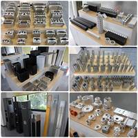 Profilé en aluminium industriel de précision pour système de charpente modulaire, extrusion d'aluminium 6063 T5 directe d'usine, usinage CNC personnalisé
