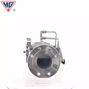Válvula Reductora de Presión de Acero Inoxidable Hg Shanghai Workers 200X 16P, Válvula de Control de Agua Ajustable con Flanqueado y Operación Piloto - Product Image 3