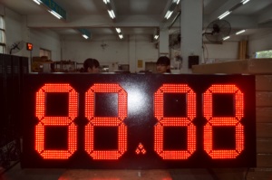 Per esterni 7 segmenti prezzo del carburante 888 9/10 segno Led 12 <span class=keywords><strong>15</strong></span> 18 20 22 24 32 pollici normale Diesel rosso verde <span class=keywords><strong>15</strong></span> pollici prezzo del carburante segno LED - Product Image 6