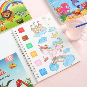 <span class=keywords><strong>Dessin</strong></span> Art Paper Mess Free Craft Supplies Jouet pour enfants Cadeau d'<span class=keywords><strong>anniversaire</strong></span> de Pâques Livres de coloriage à l'eau pour les tout-petits - Product Image 5