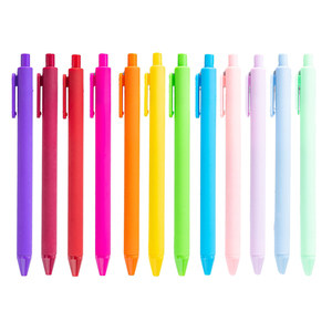 ปากกาเขียนหมึกเจลสีลูกกวาดสำหรับธุรกิจทำจากเส้นไหมหลายสีหลายสี - Product Image 1